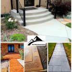 concrete surfaces, including colored, stamped, and regular gray