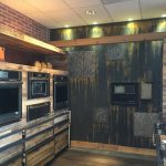 rustic kitchen showroom