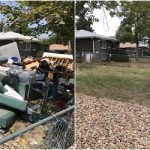 before and after scenario related to junk removal