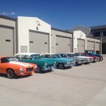 Garage Condos with parked cars