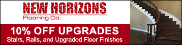 ad banner for New Horizons Flooring Co.
