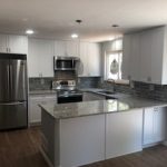 granite island and countertops