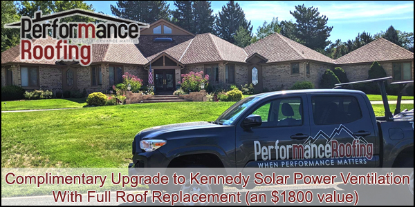 ad banner for Performance Roofing