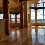 empty area of a house with hardwood floors