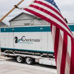 Checkmate Moving and Storage with flag