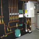 central heating system Viessmann Vitodens 100-W Gas Boiler