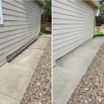 Before and after comparison of a cleaning process