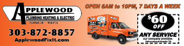 Ad Banner for Applewood Plumbing Heating & Electric