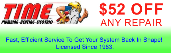Ad Banner for Time Plumbing, Heating, Electric