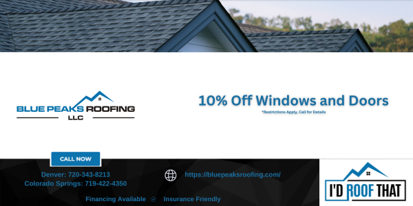Ad Banner for Blue Peaks Roofing - Windows