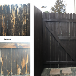 before and after photos of fences