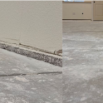 Floor Slab before & After New Build
